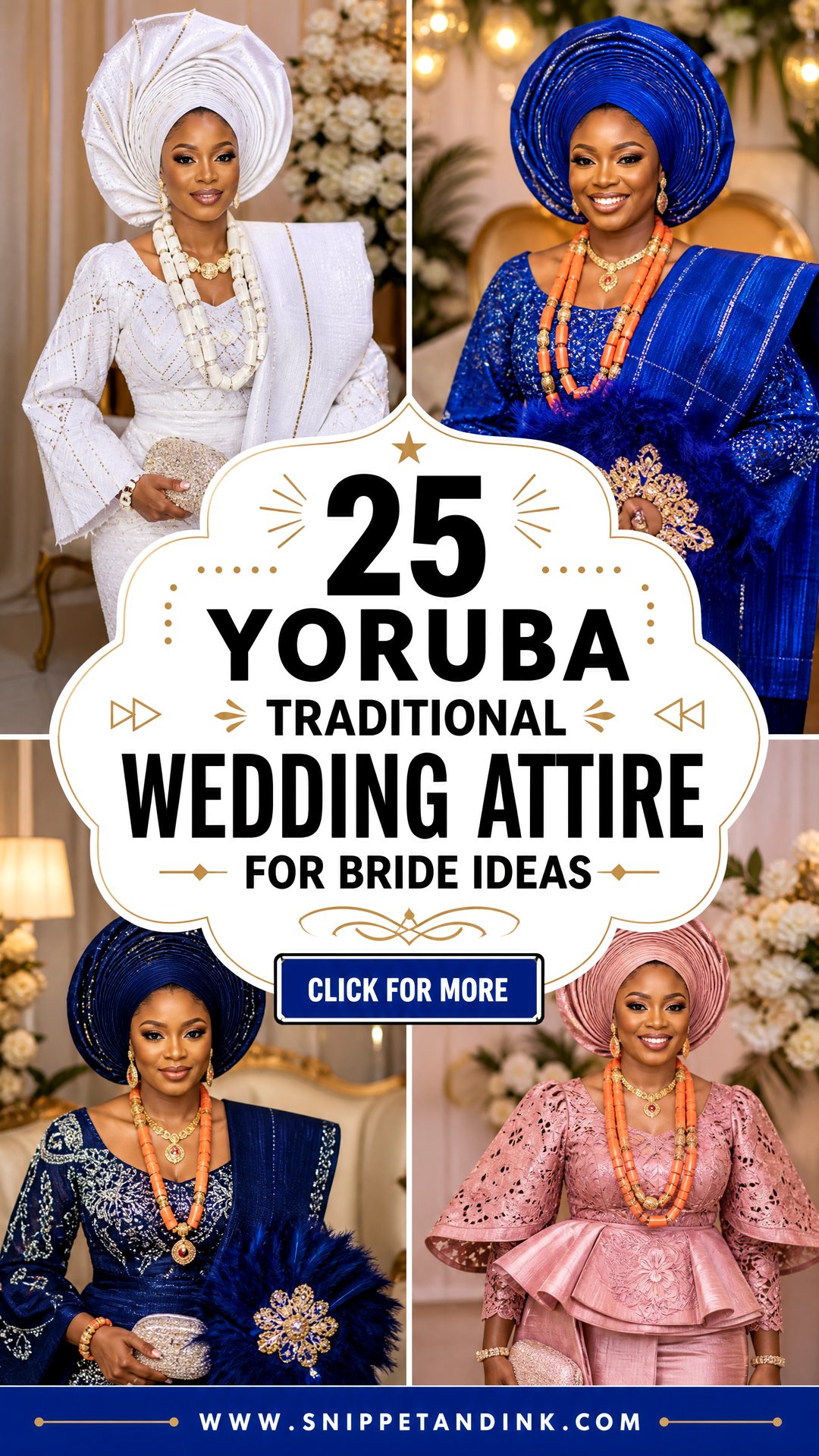 25 Yoruba Traditional Wedding Attire for Bride Ideas Top Looks - 25 Yoruba Traditional Wedding Attire for Bride Ideas: Top Looks