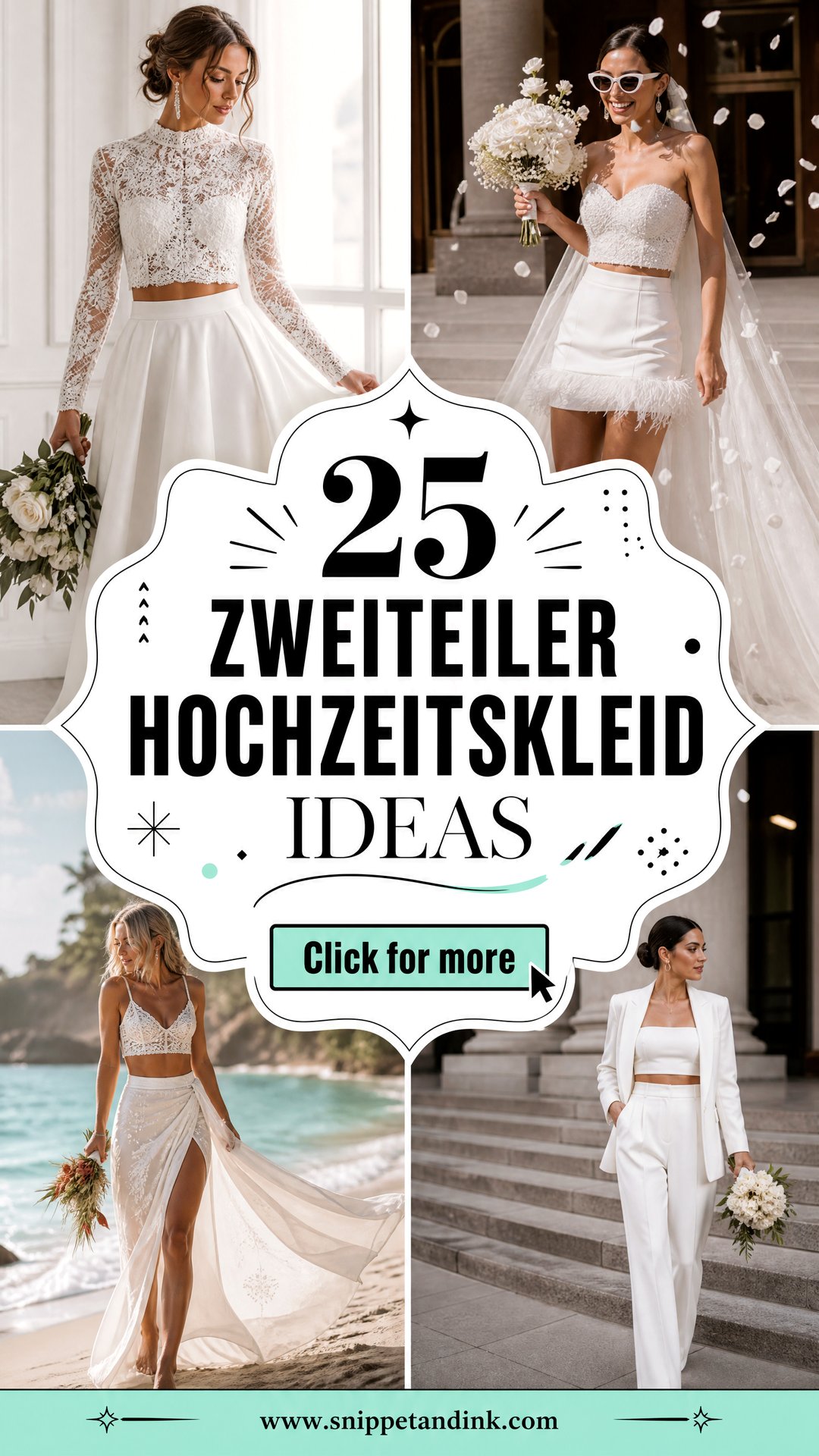 25 Zweiteiler Hochzeitskleid Ideas for Chic Modern Brides - 25 Zweiteiler Hochzeitskleid Ideas for Chic Modern Brides