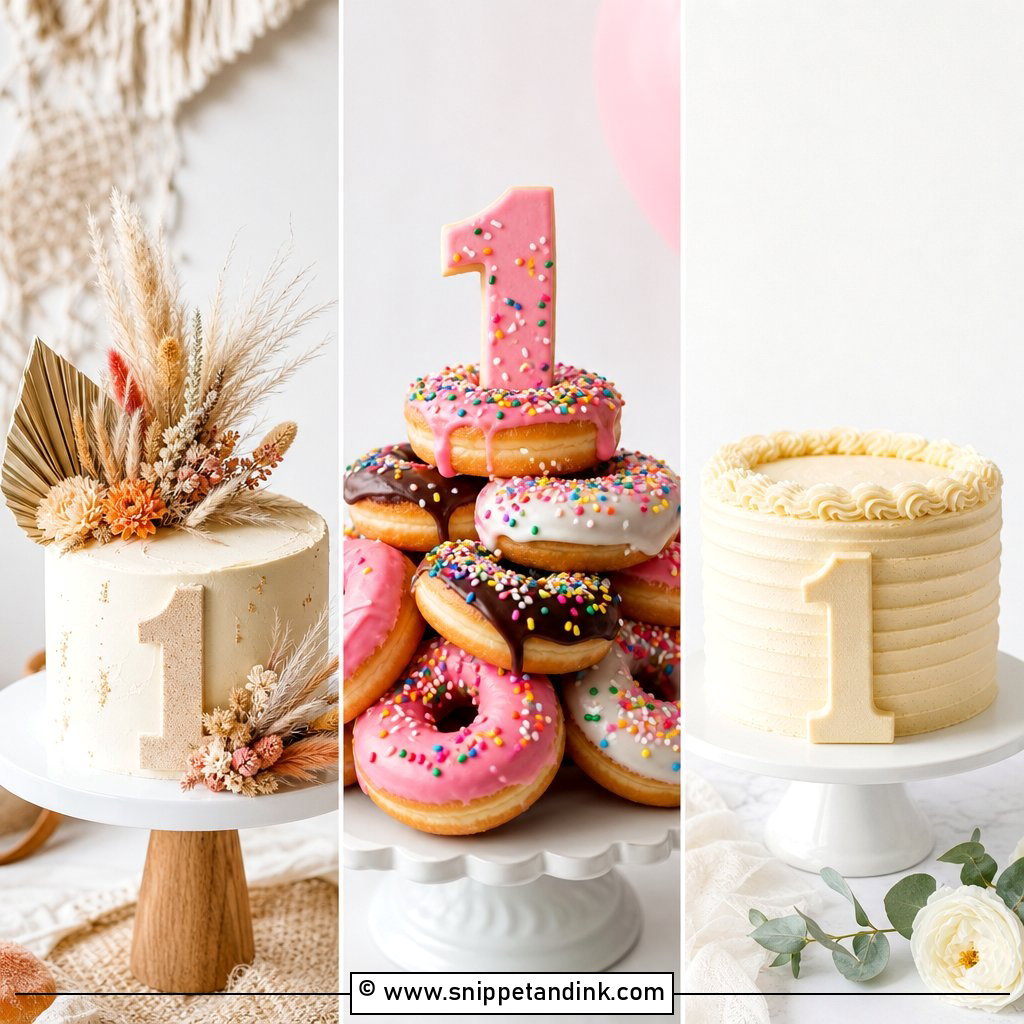 30 1 Year Cake Ideas for Sweet Baby or Anniversary Moments