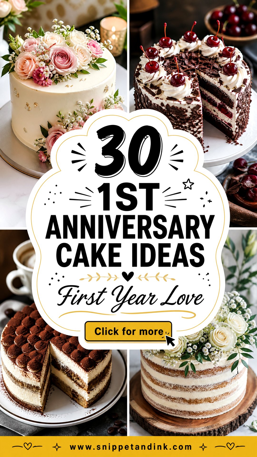 30 1st Anniversary Cake Ideas for a Romantic Milestone - 30 1st Anniversary Cake Ideas for a Romantic Milestone