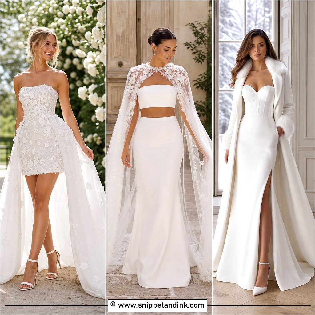 30 2 in 1 Wedding Dress Ideas for Ceremony to Reception