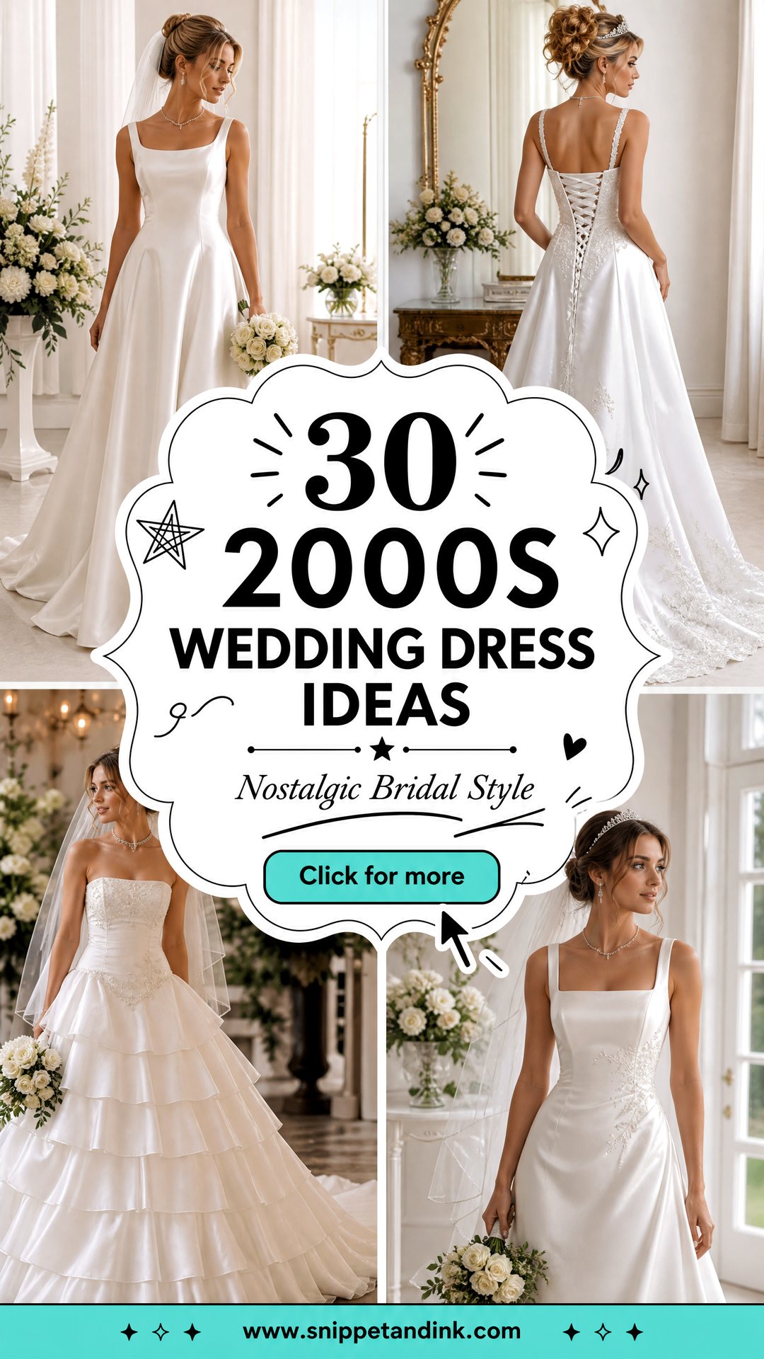 30 2000s Wedding Dress Ideas for Nostalgic Brides - 30 2000s Wedding Dress Ideas for Nostalgic Brides