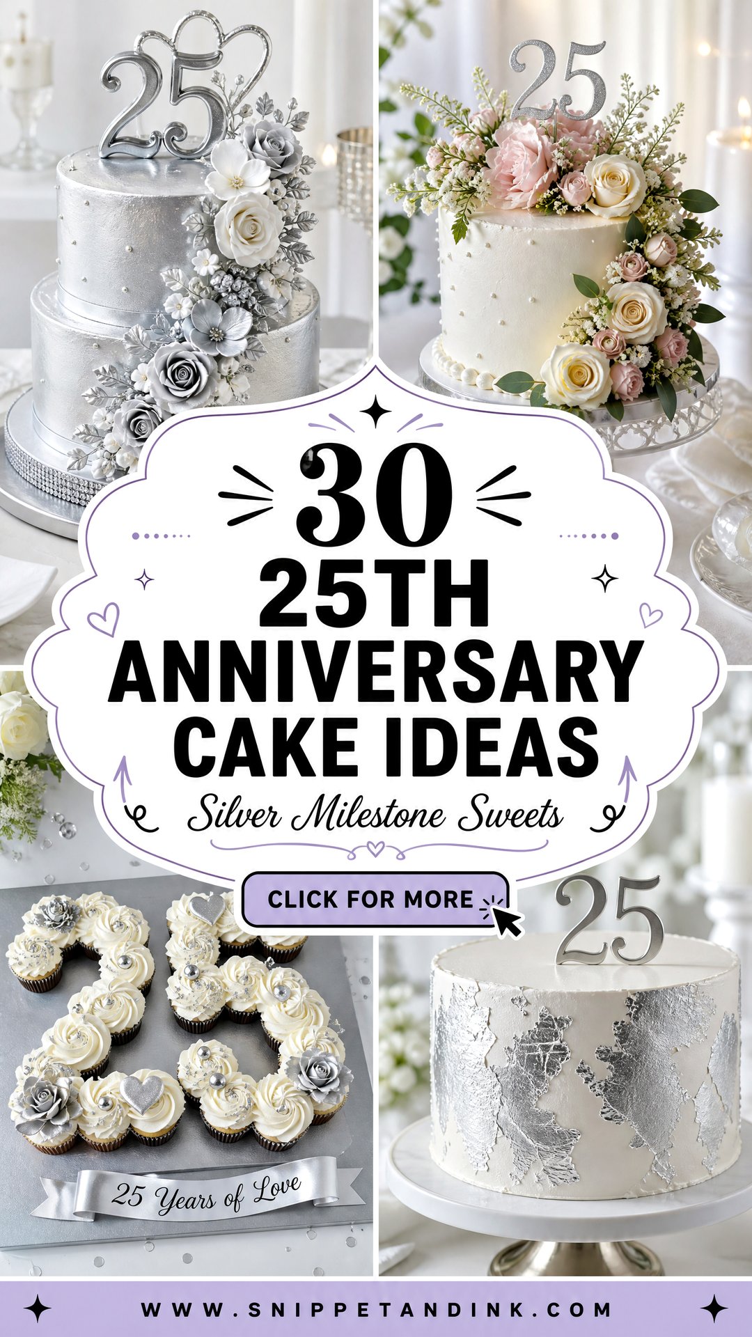 30 25th Anniversary Cake Ideas for a Silver Milestone - 30 25th Anniversary Cake Ideas for a Silver Milestone