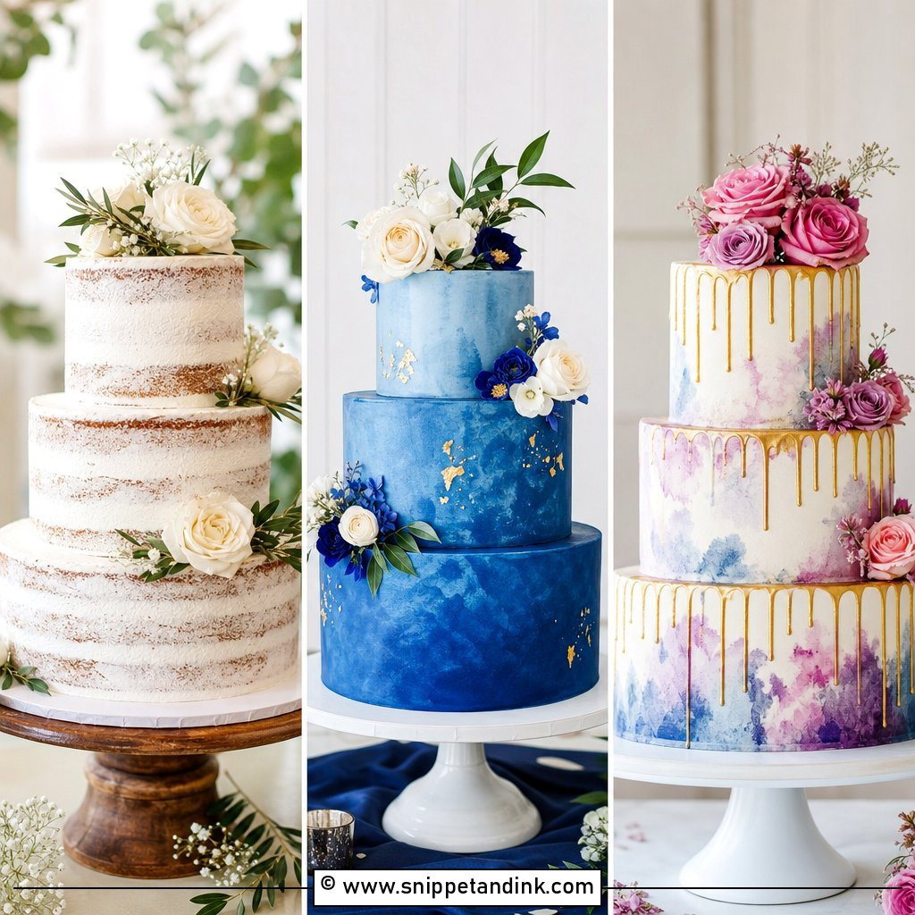 30 3 Tier Cake Ideas for Wedding Elegant Designs to Love