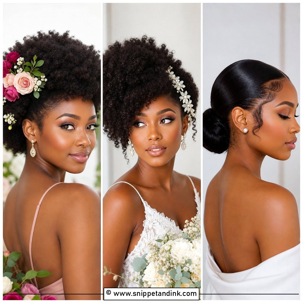 30 4c Wedding Hairstyles for Stunning Natural Brides Today