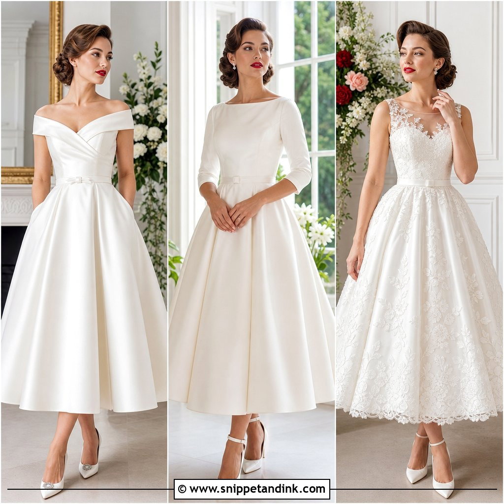 30 50s Wedding Dress Ideas