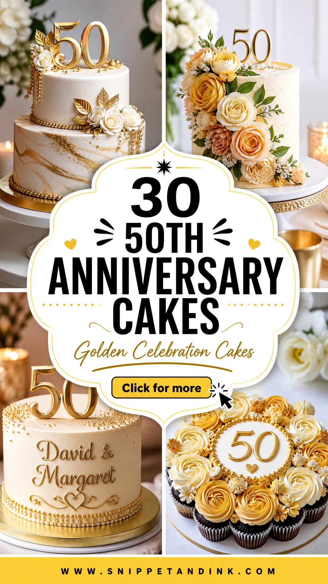 30 50th Anniversary Cakes for a Golden Celebration - 30 50th Anniversary Cakes for a Golden Celebration
