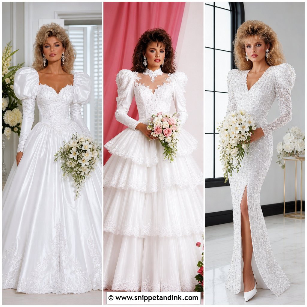 30 80s Wedding Dress Ideas