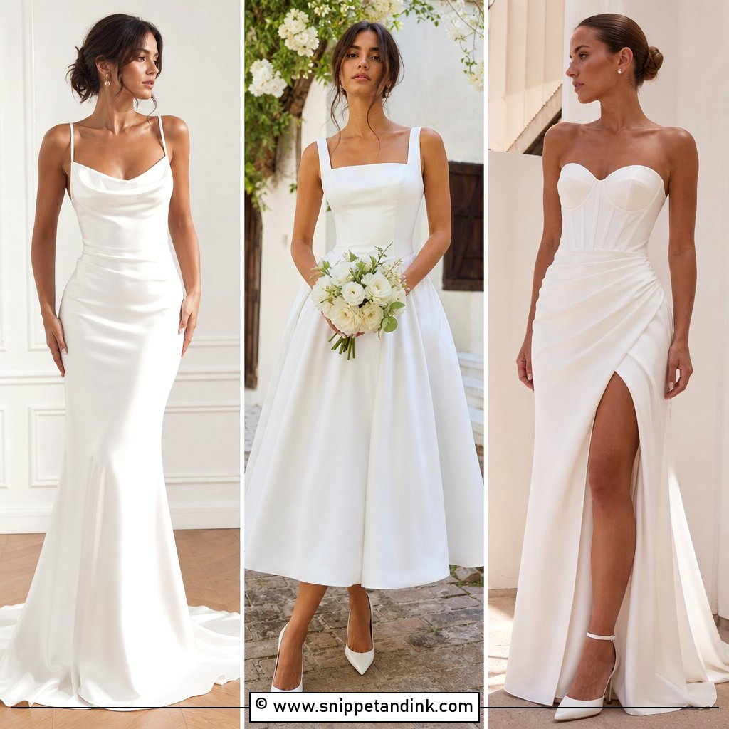 30 90s Wedding Dress Ideas for Nostalgic Bridal Style