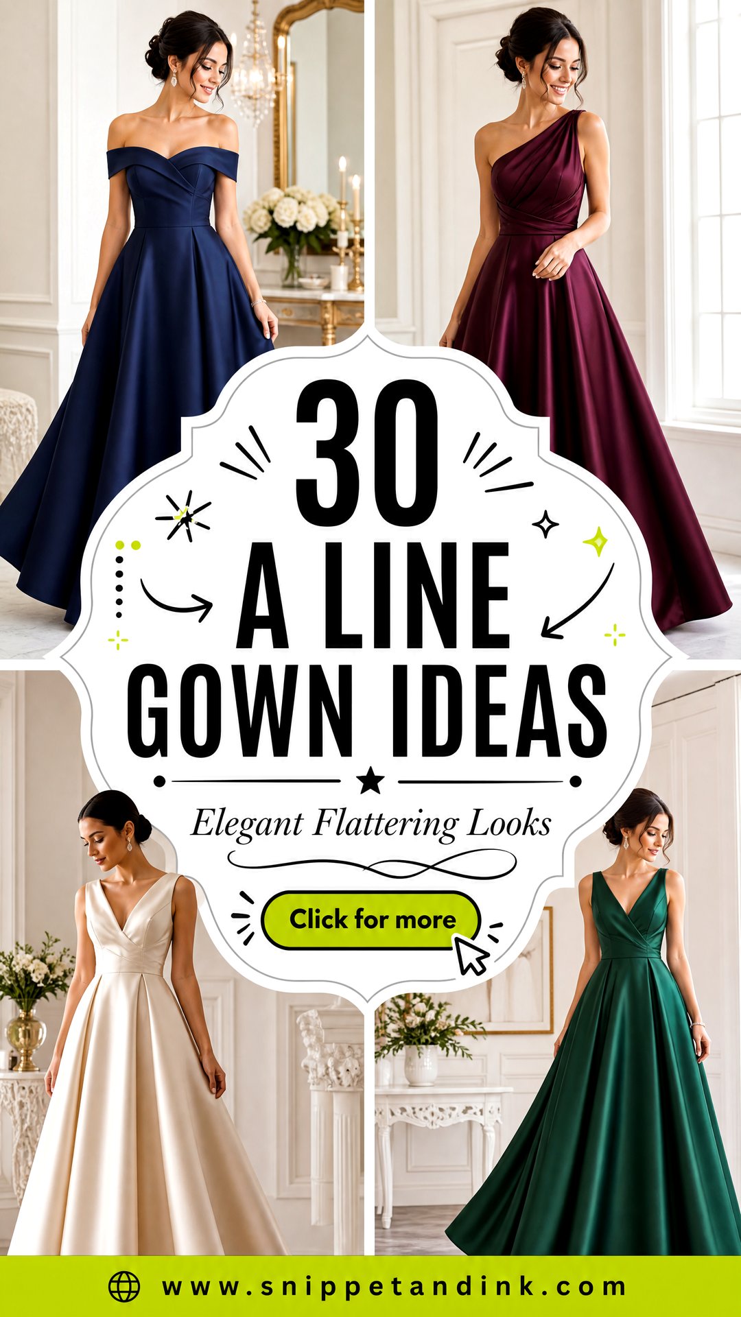 30 A Line Gown Ideas for Elegant and Flattering Looks - 30 A Line Gown Ideas for Elegant and Flattering Looks