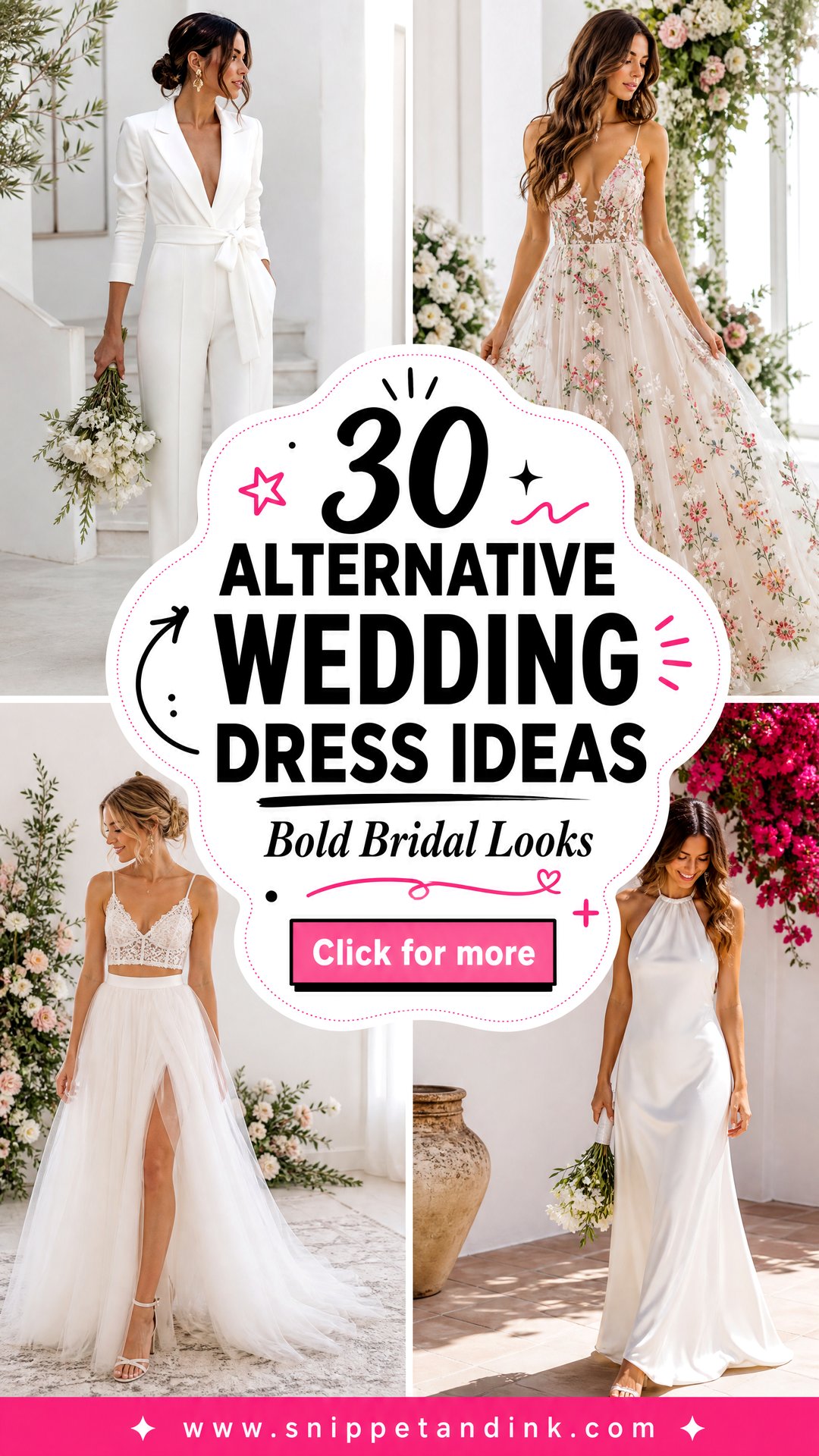 30 Alternative Wedding Dress Ideas for Nontraditional Brides - 30 Alternative Wedding Dress Ideas for Nontraditional Brides
