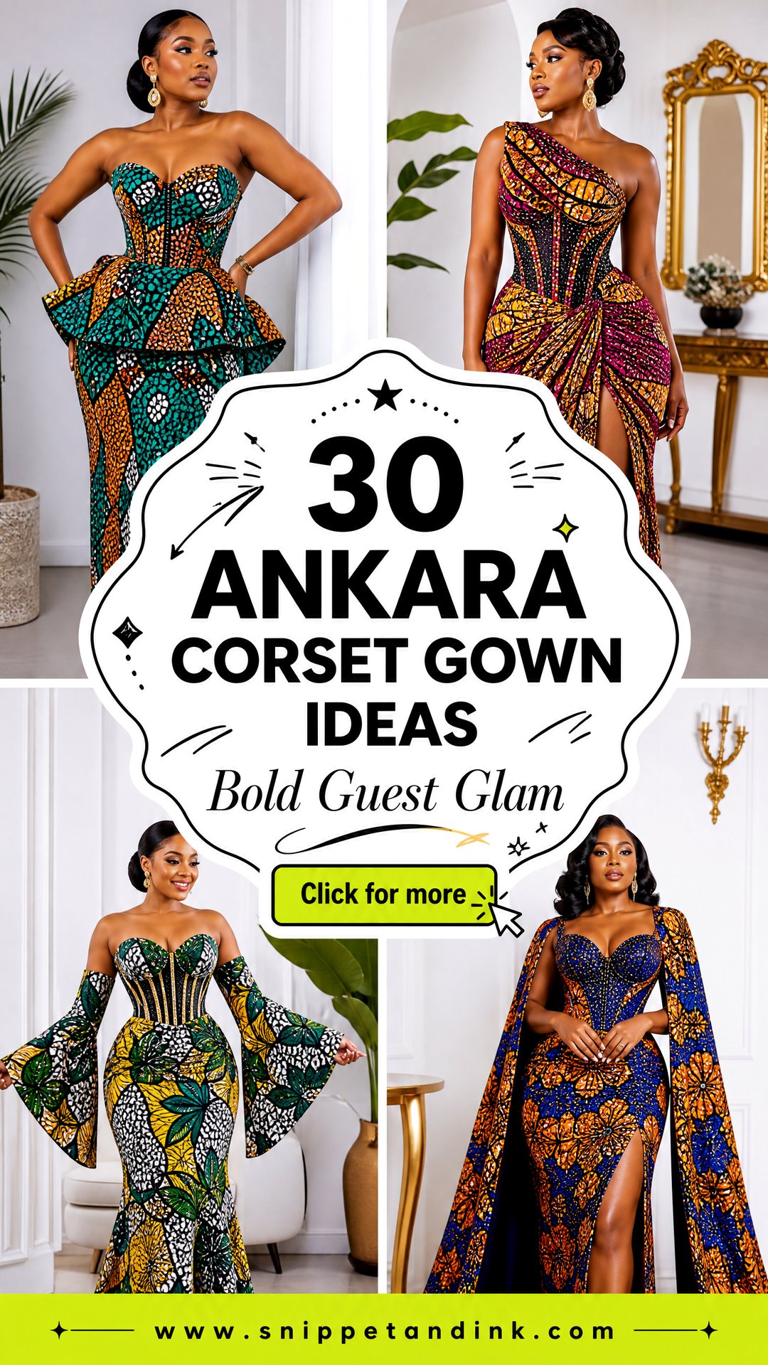 30 Ankara Corset Gown Ideas for Bold Wedding Guests - 30 Ankara Corset Gown Ideas for Bold Wedding Guests