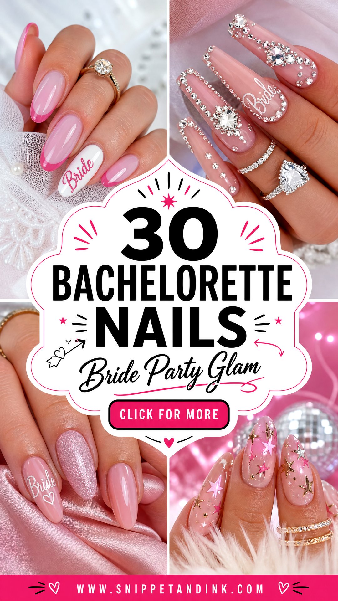 30 Bachelorette Nails the Bride Will Want to Copy - 30 Bachelorette Nails the Bride Will Want to Copy