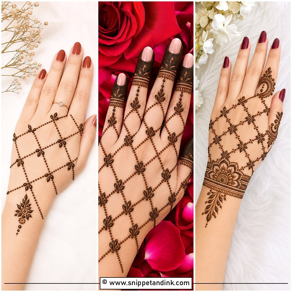 30 Back Hand Check Mehndi Design Ideas for Chic Hands