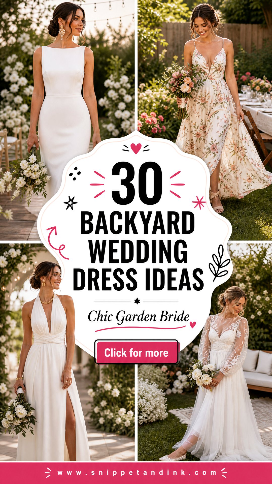 30 Backyard Wedding Dress Ideas for Intimate Chic Brides - 30 Backyard Wedding Dress Ideas for Intimate Chic Brides