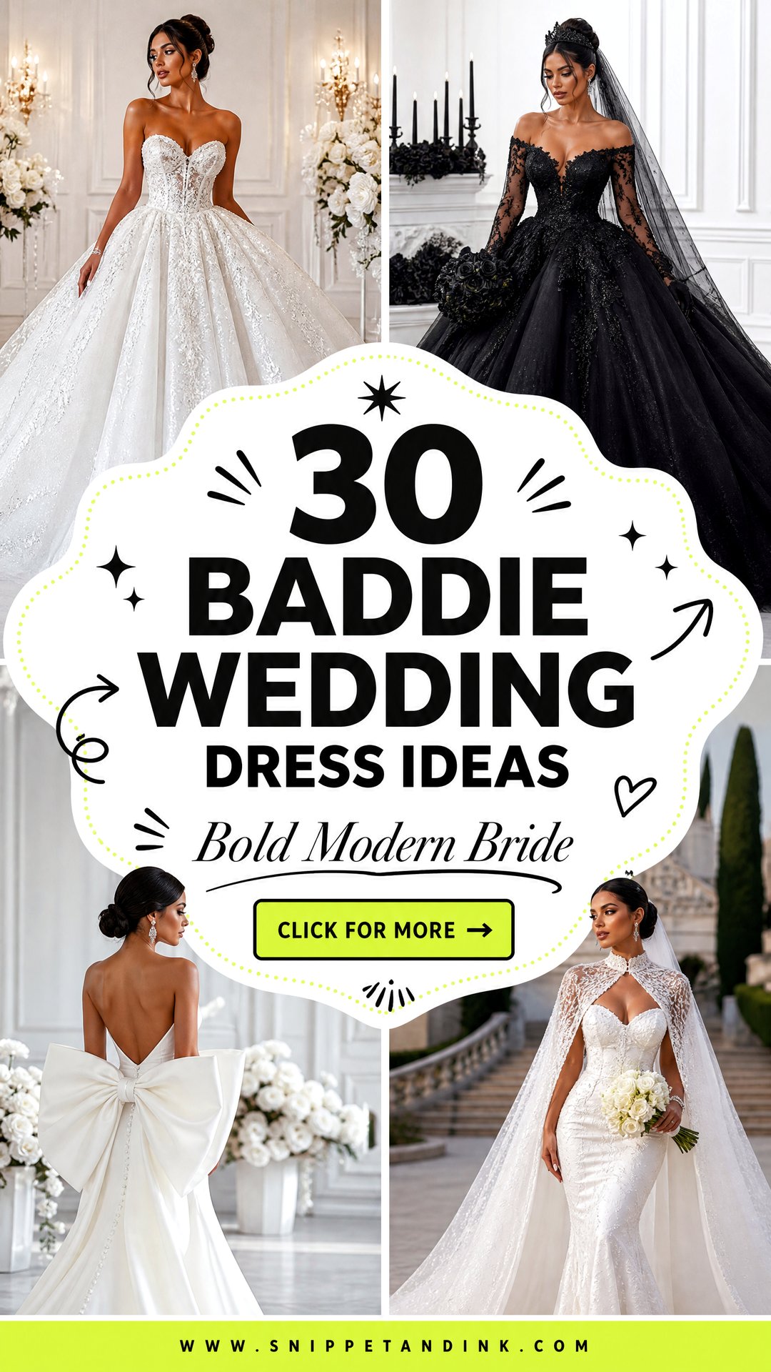 30 Baddie Wedding Dress Ideas for Bold Modern Brides - 30 Baddie Wedding Dress Ideas for Bold Modern Brides