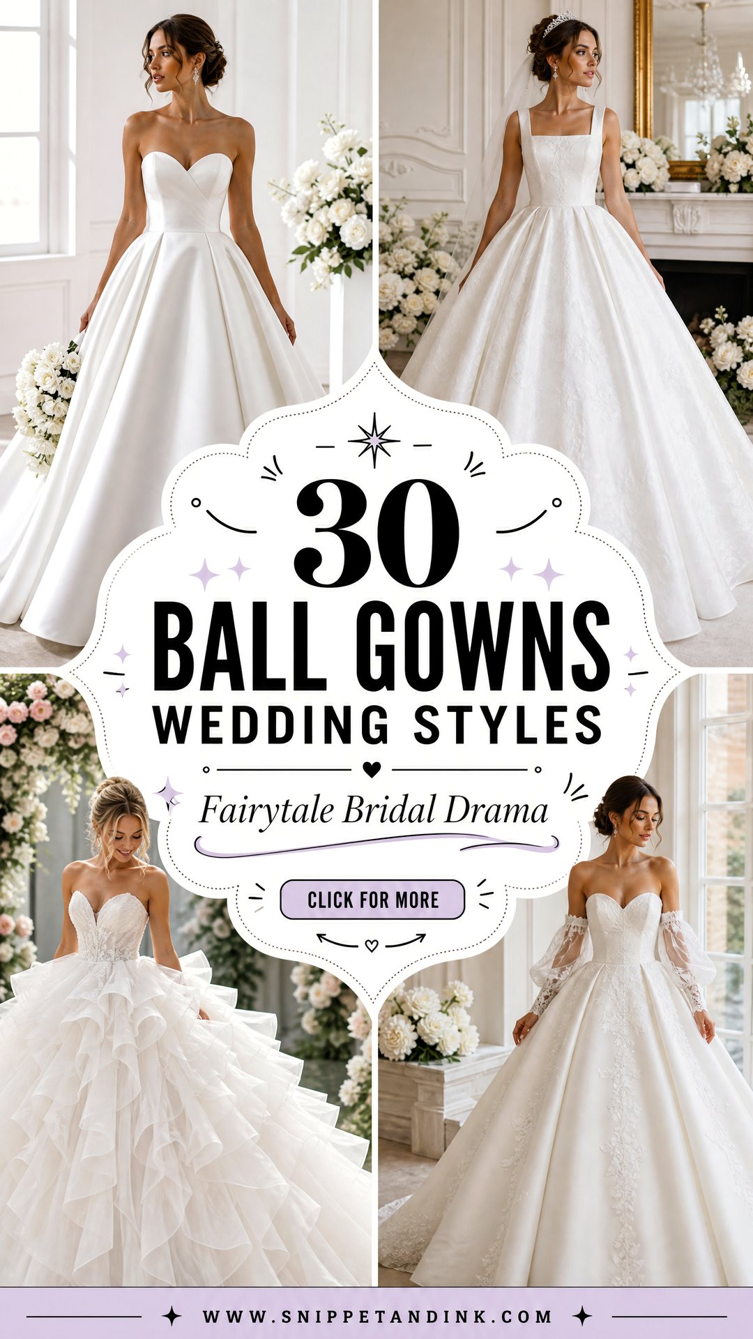 30 Ball Gowns Wedding Styles for a Fairytale Bridal Look - 30 Ball Gowns Wedding Styles for a Fairytale Bridal Look