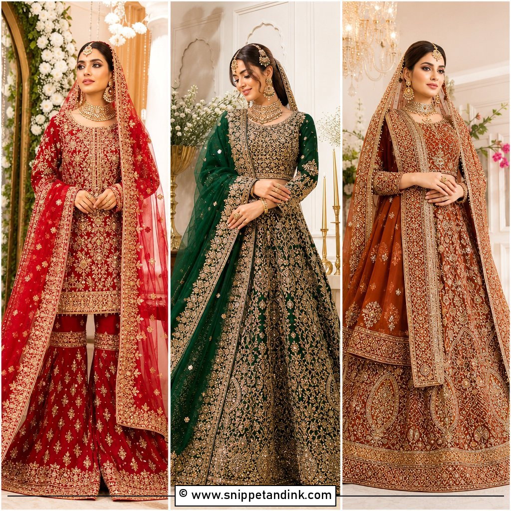 30 Barat Bride Ideas for a Regal Pakistani Wedding Look