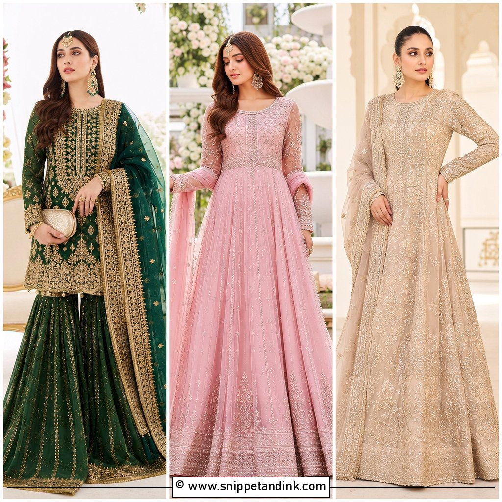 30 Barat Dress Ideas for Glam Pakistani Wedding Looks