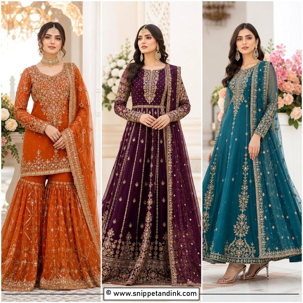 30 Barat Dresses Pakistani for Sisters to Shine in Style