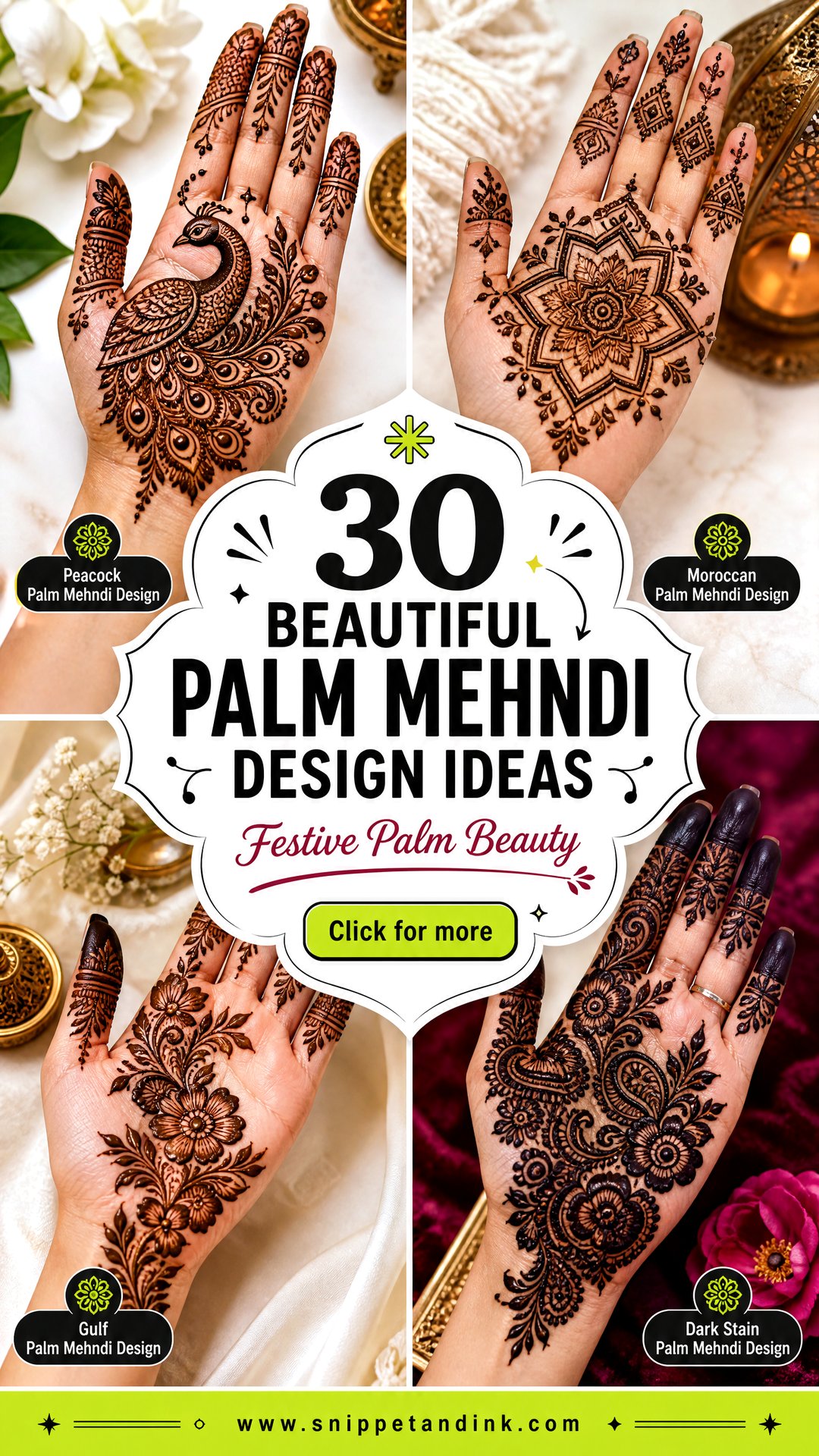 30 Beautiful Palm Mehndi Design Ideas for Festive Looks - 30 Beautiful Palm Mehndi Design Ideas for Festive Looks