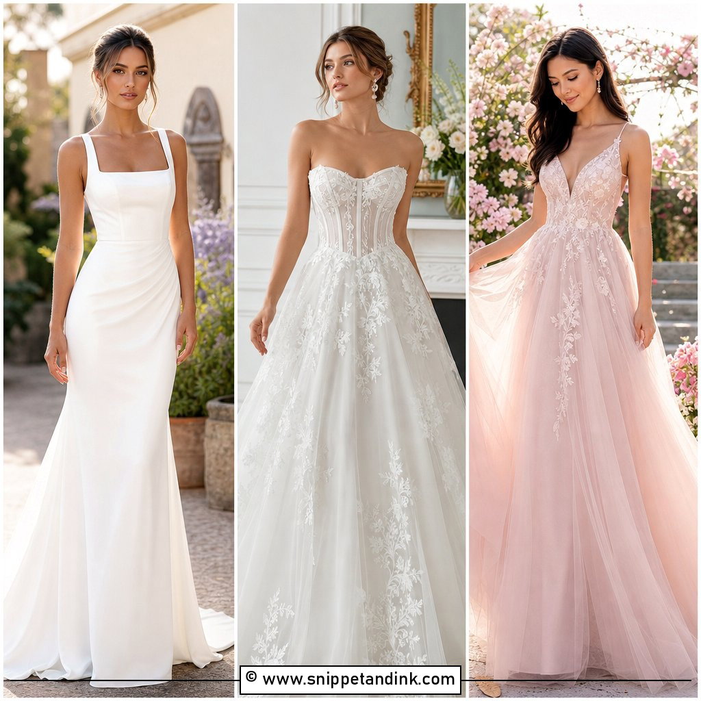 30 Beautiful Wedding Dresses for a Dreamy Bridal Moment