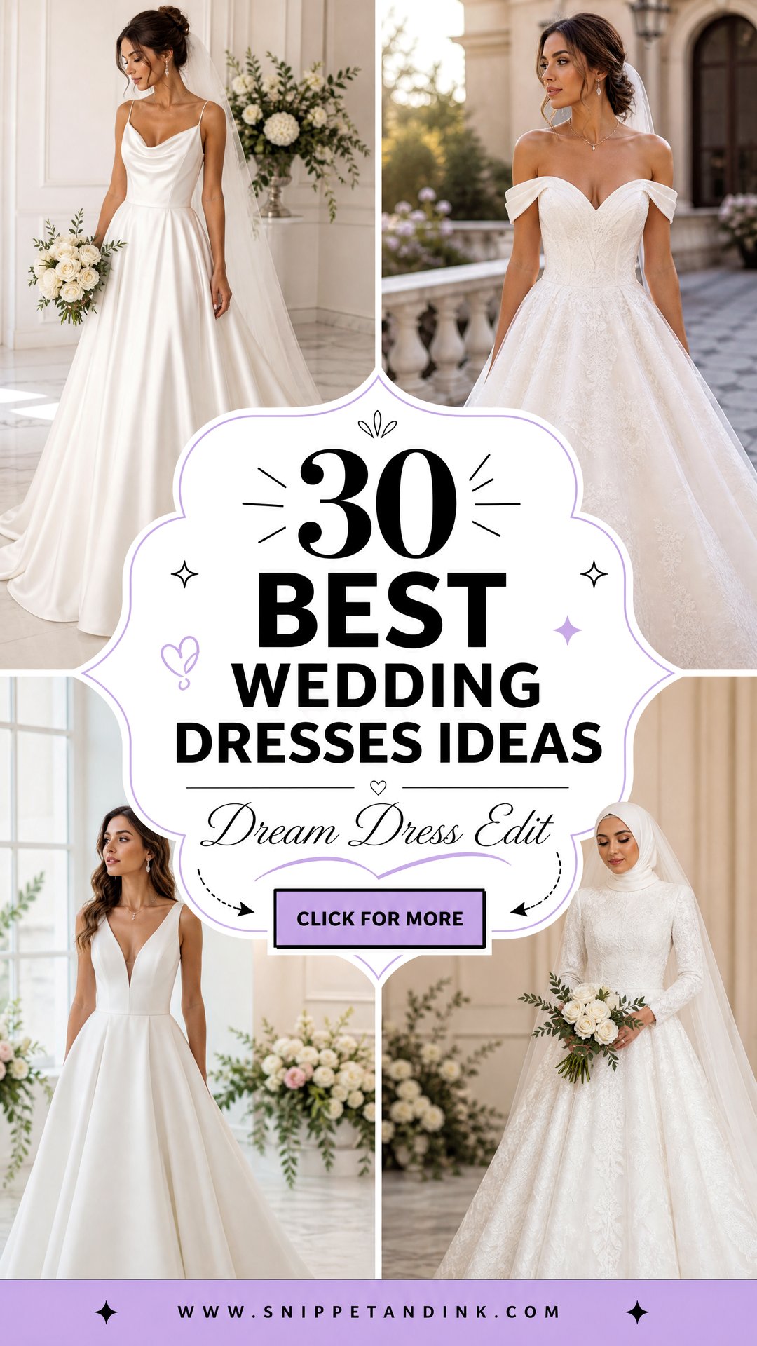 30 Best Wedding Dresses for Every Brides Dream Style - 30 Best Wedding Dresses for Every Bride’s Dream Style