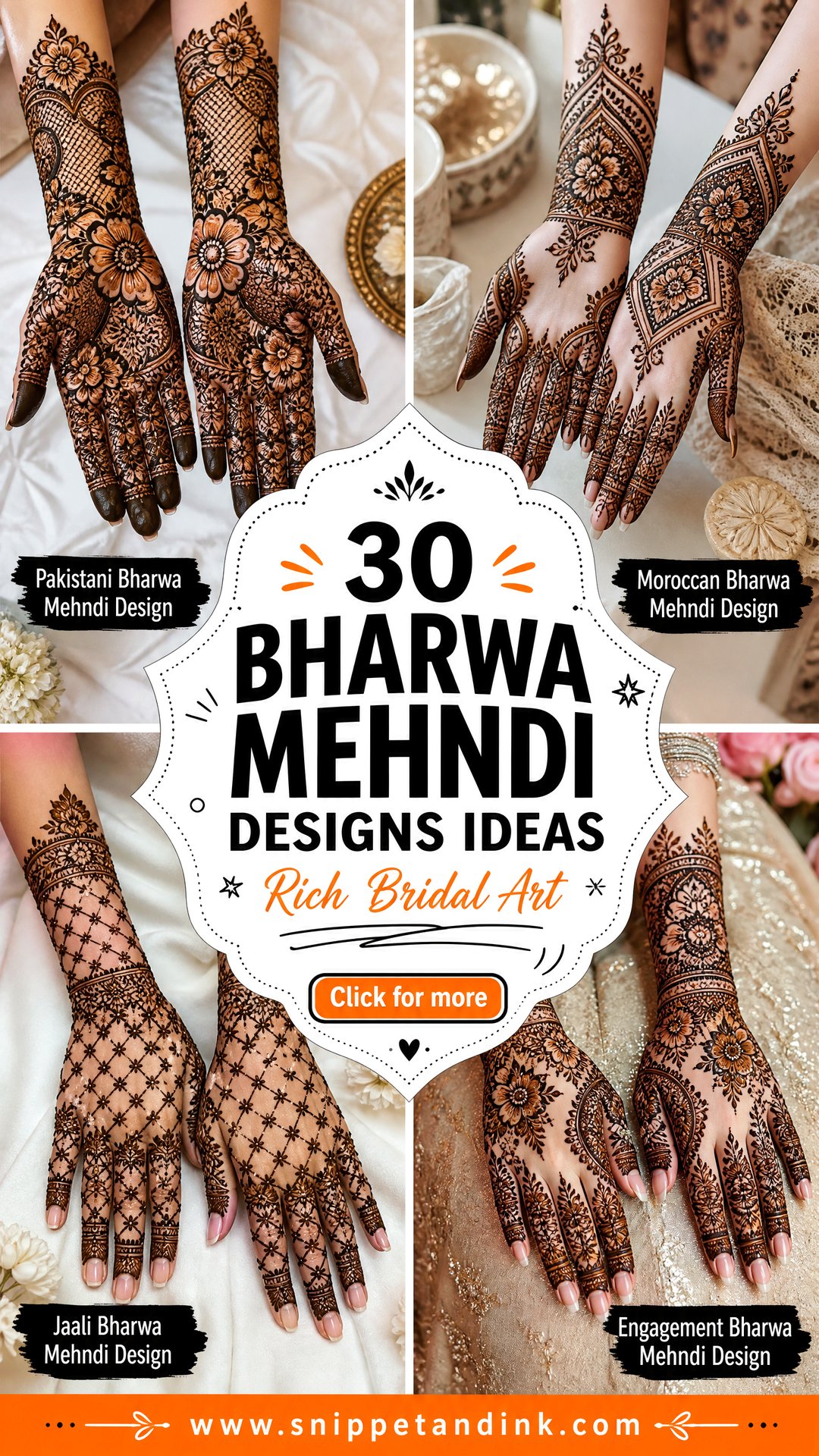 30 Bharwa Mehndi Designs for Rich Traditional Bridal Art - 30 Bharwa Mehndi Designs for Rich Traditional Bridal Art