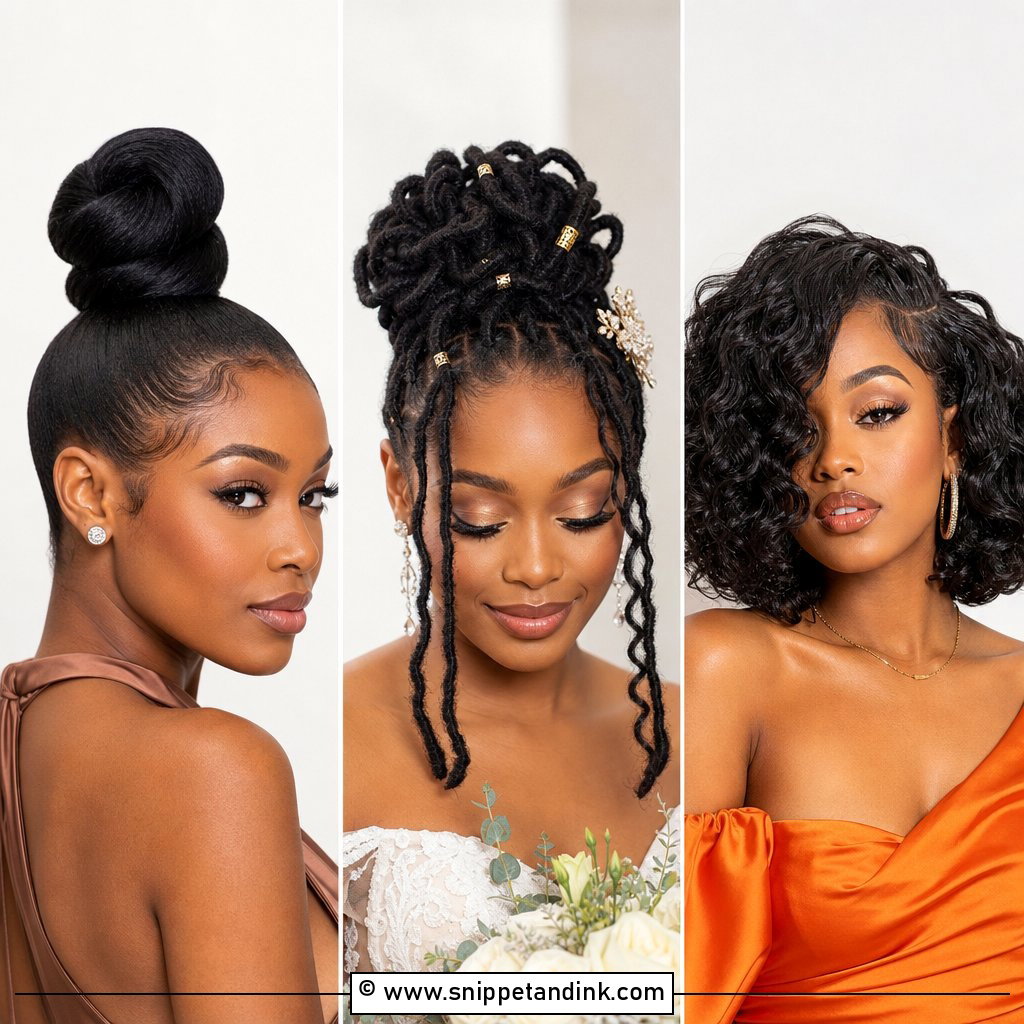 30 Black Bridal Hairstyles for Elegant Textured Hair Looks