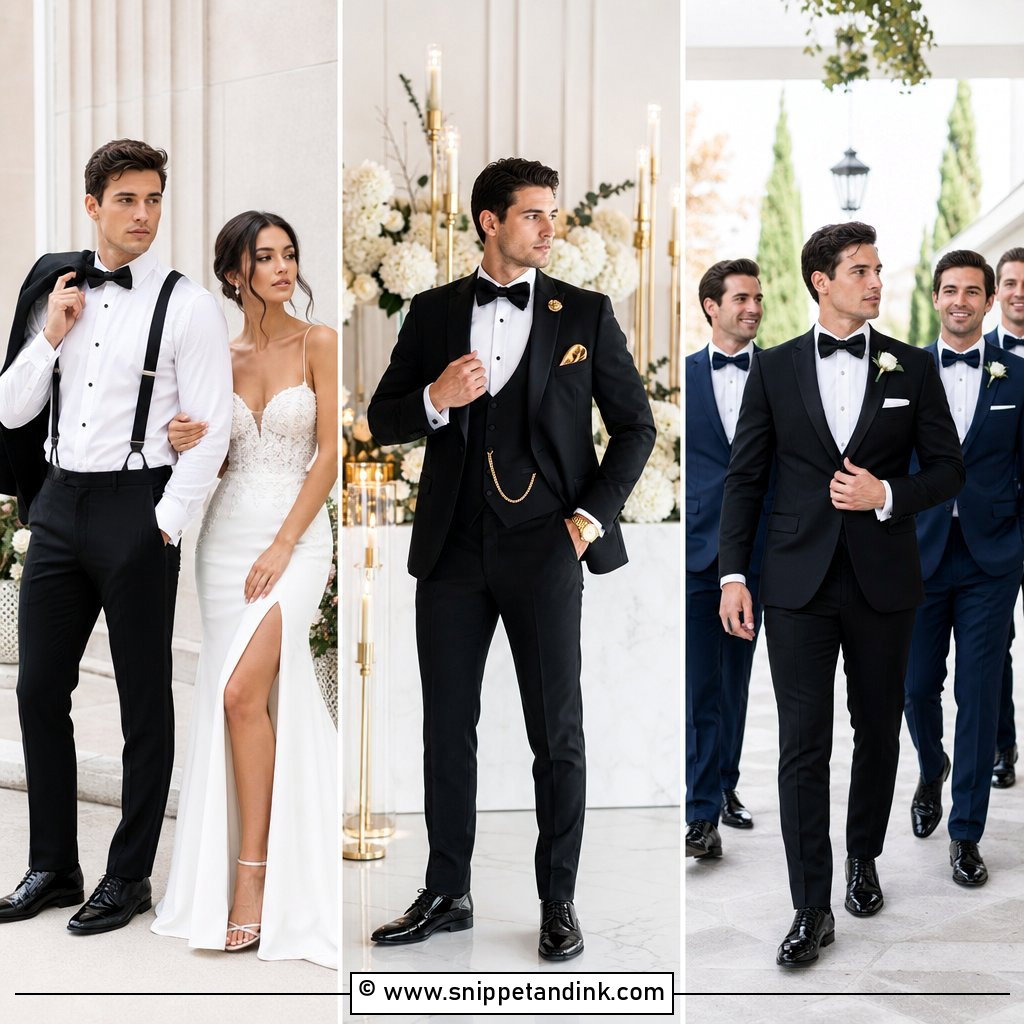 30 Black Tuxedo Wedding Ideas Classic Looks for Grooms
