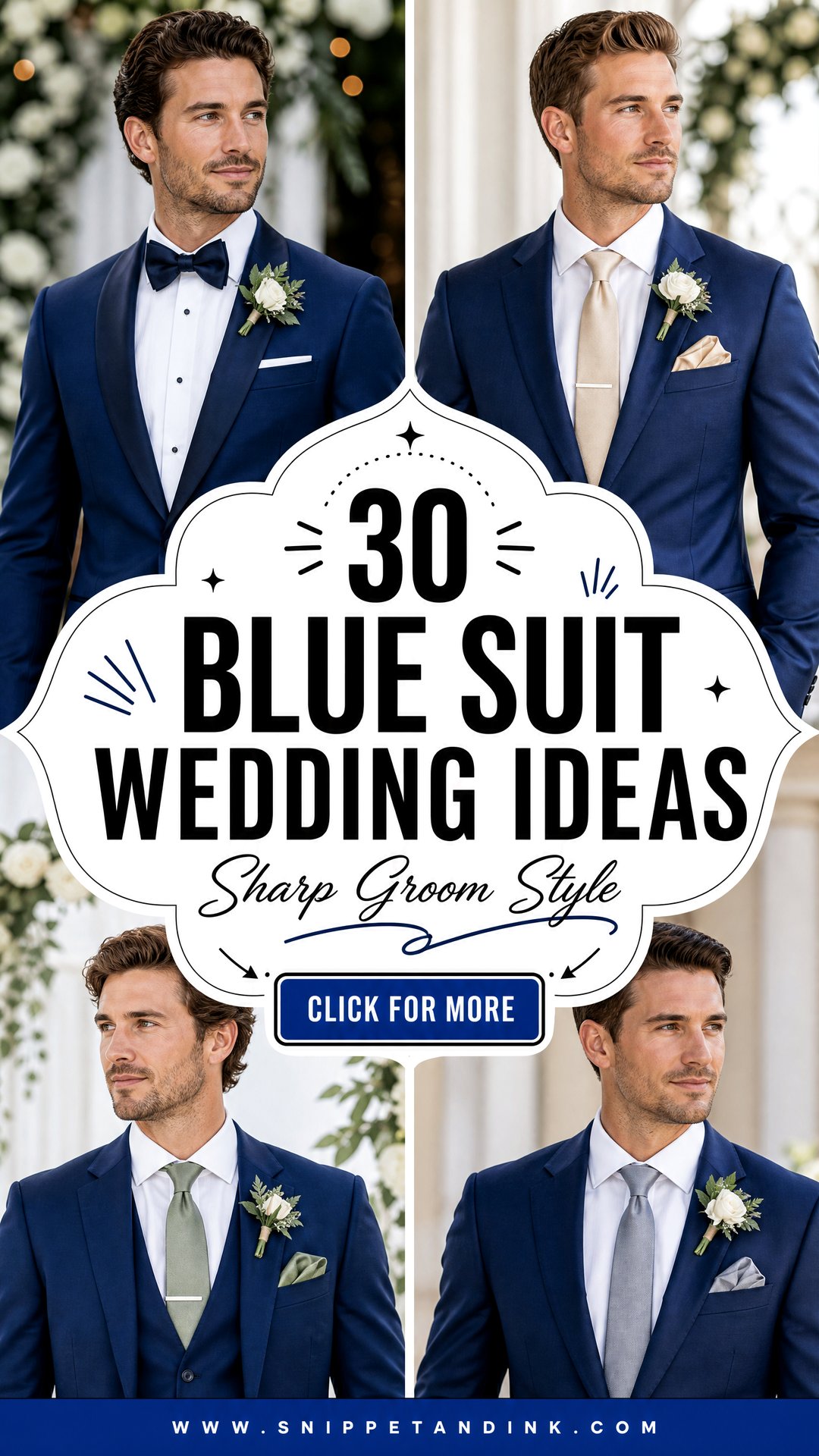 30 Blue Suit Wedding Ideas Sharp Looks for Modern Grooms - 30 Blue Suit Wedding Ideas: Sharp Looks for Modern Grooms
