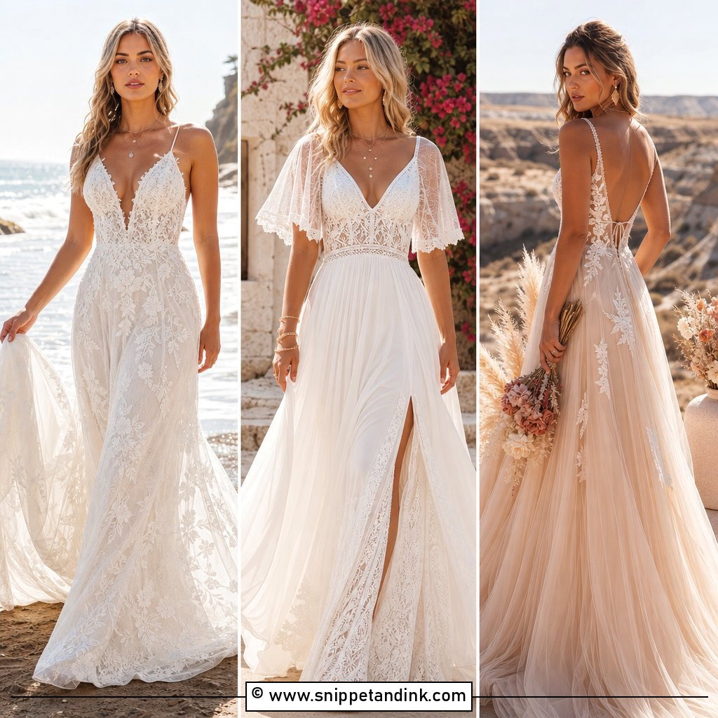 30 Bohemian Wedding Dress Ideas for Free-Spirited Brides