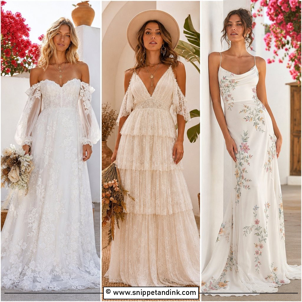 30 Boho Bridal Dress Ideas Dreamy Styles for Free Spirits