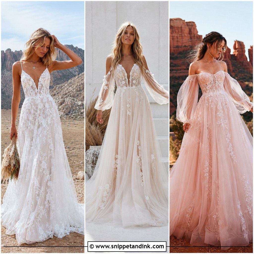 30 Boho Fairy Wedding Dress Ideas