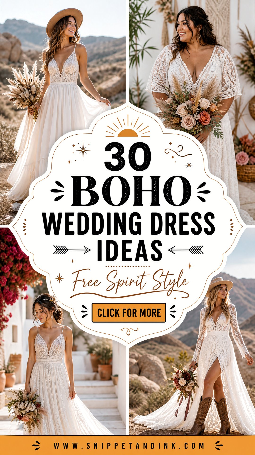 30 Boho Wedding Dress Ideas for Free-Spirited 2026 Brides - 30 Boho Wedding Dress Ideas for Free-Spirited 2026 Brides