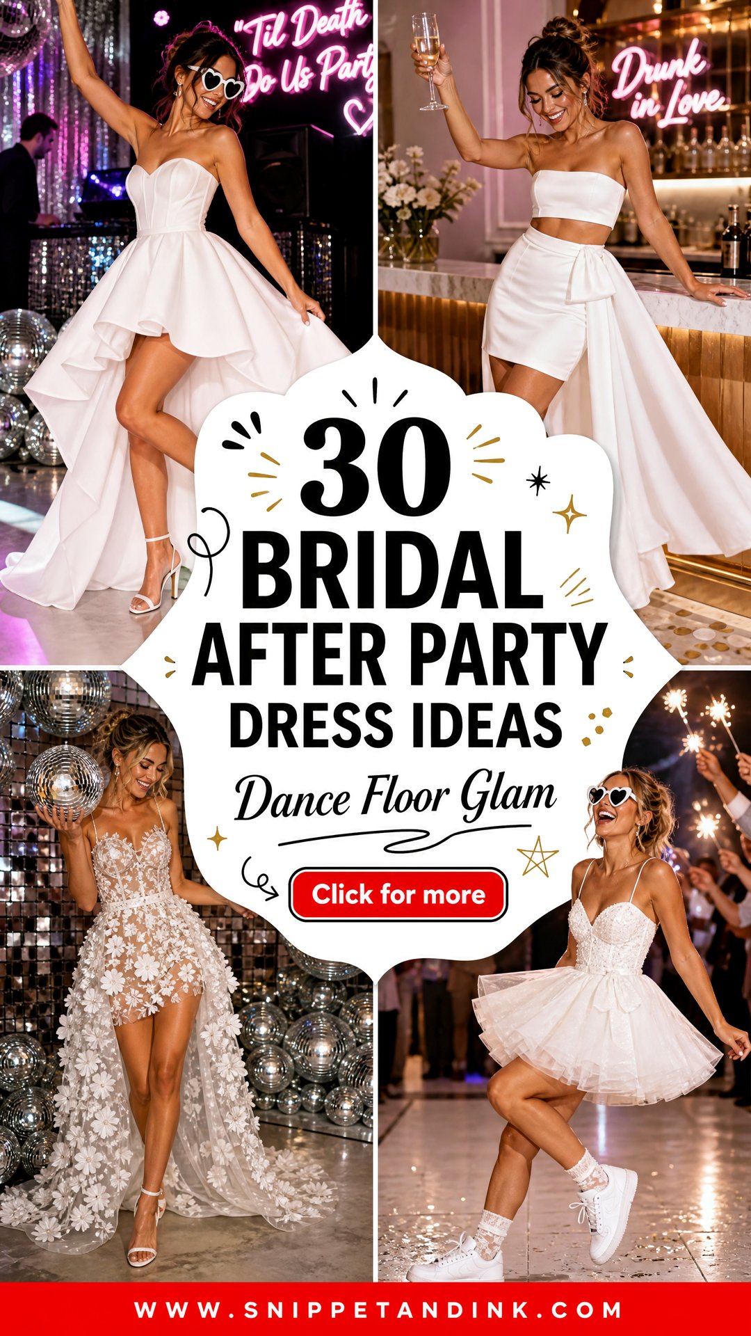 30 Bridal After Party Dress Ideas for Dance-Floor Glam - 30 Bridal After Party Dress Ideas for Dance-Floor Glam