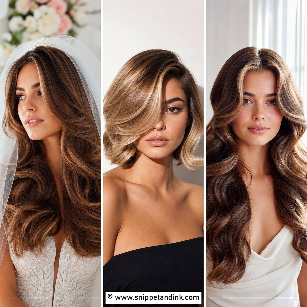 30 Bridal Blowout Hair Ideas for Polished Wedding Glam