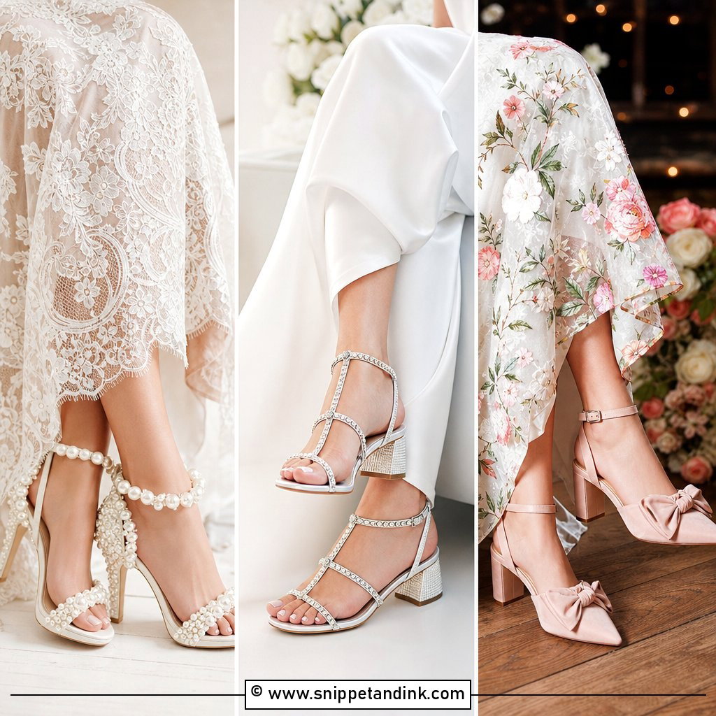 30 Bridal Footwear Ideas Stylish Picks for Every Bride