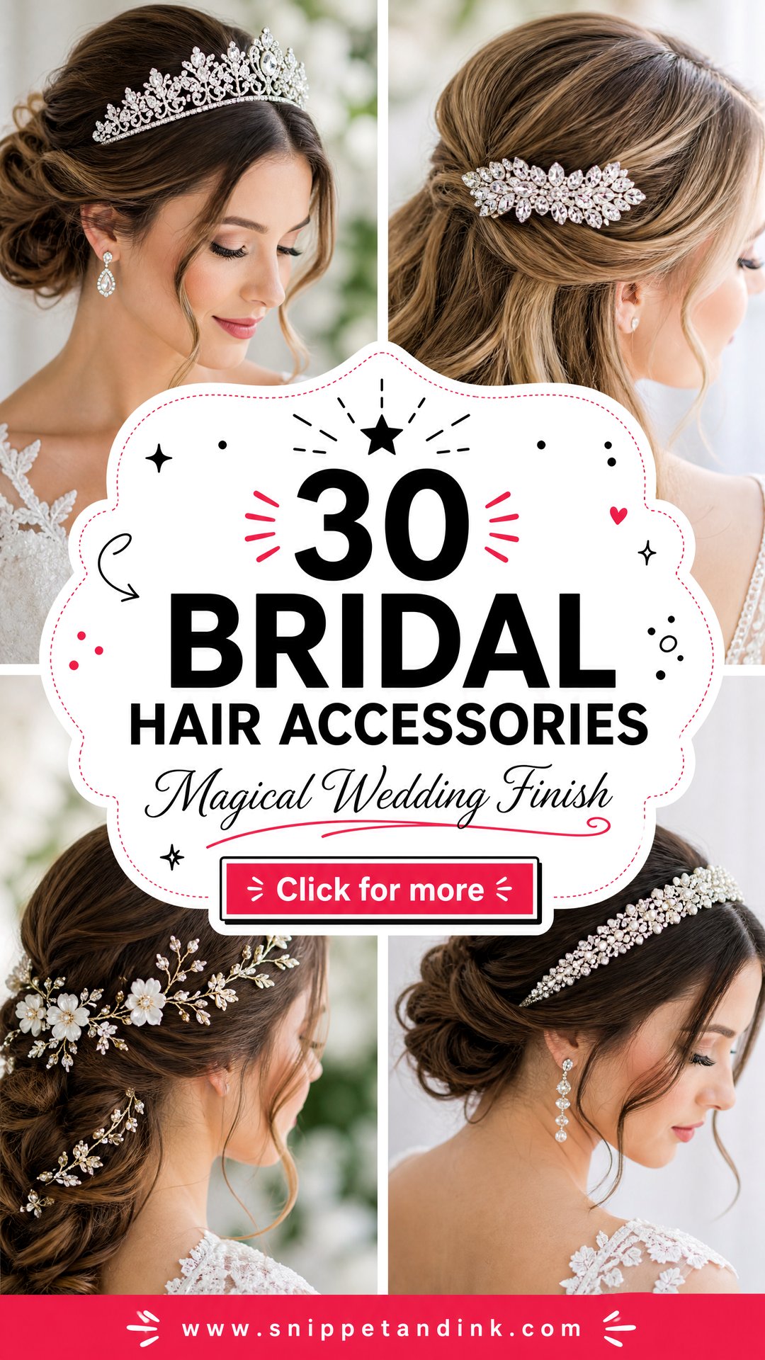 30 Bridal Hair Accessories for a Magical Wedding Finish - 30 Bridal Hair Accessories for a Magical Wedding Finish