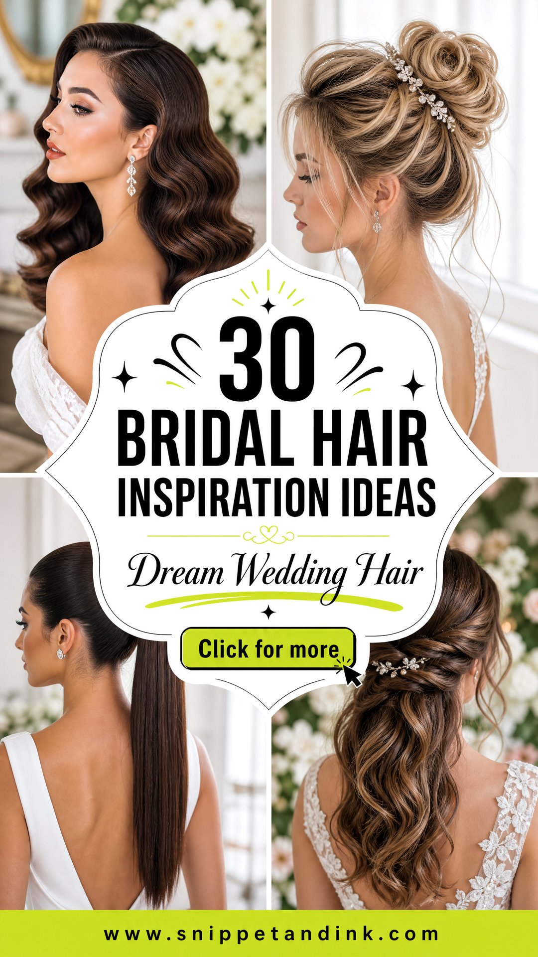 30 Bridal Hair Inspiration Ideas for Your Dream Wedding Look - 30 Bridal Hair Inspiration Ideas for Your Dream Wedding Look