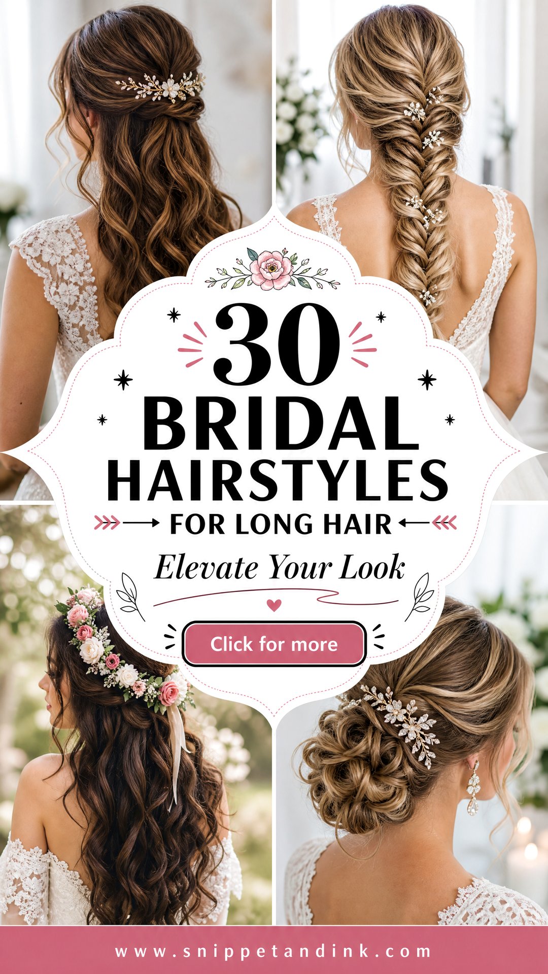 30 Bridal Hairstyles for Long Hair to Elevate Your Look - 30 Bridal Hairstyles for Long Hair to Elevate Your Look