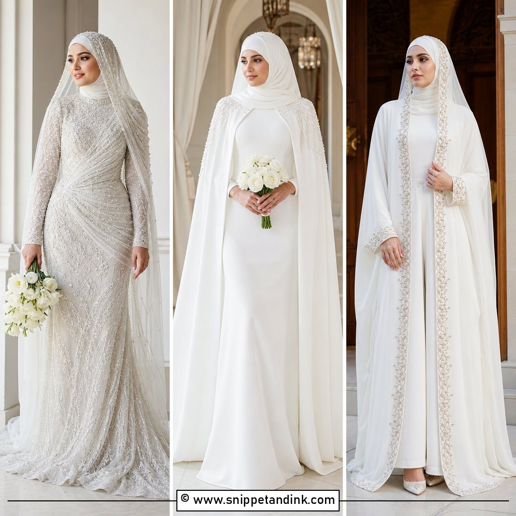 30 Bridal Hijab Styles Elegant Ideas for Modest Brides