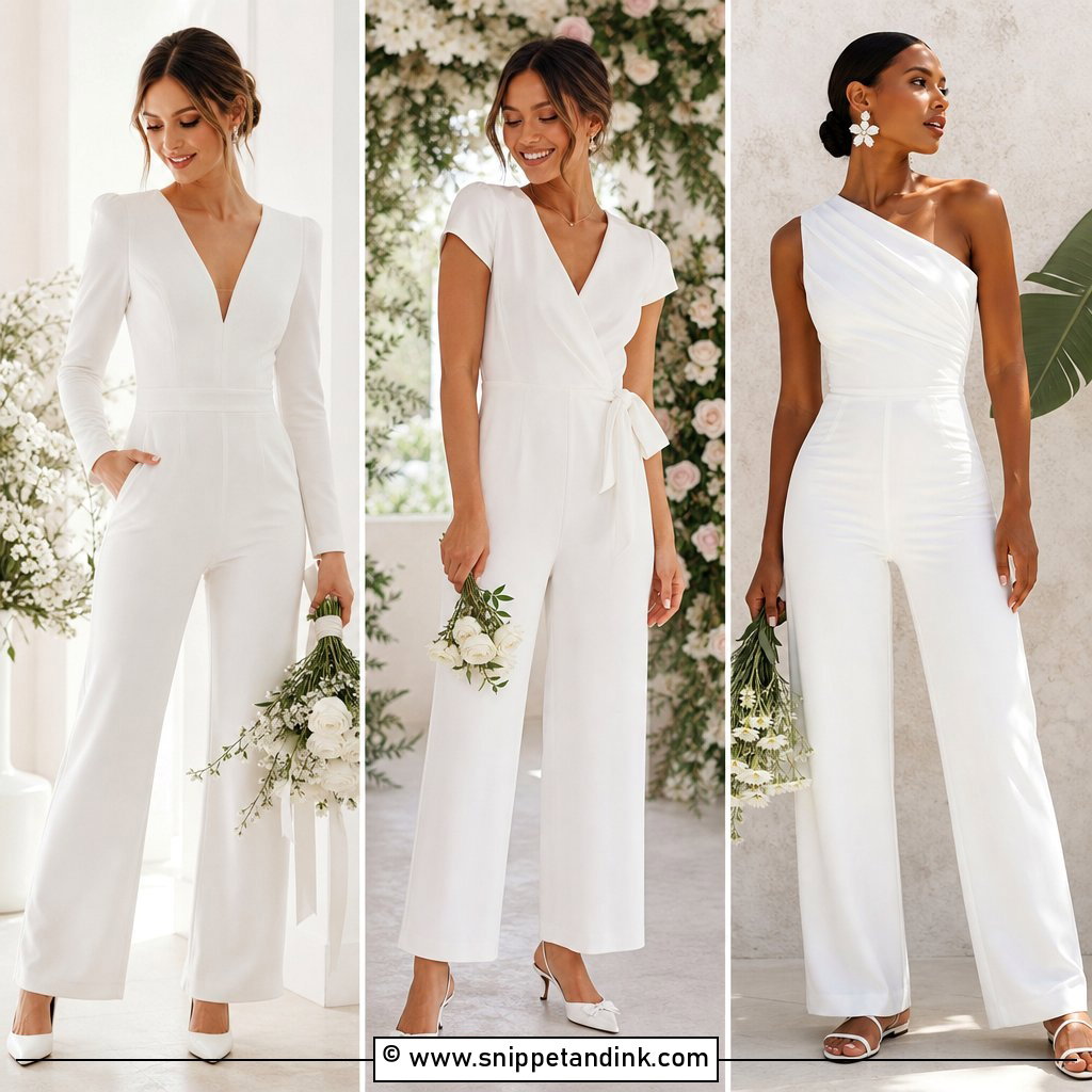 30 Bridal Jumpsuit Ideas Chic Looks for Modern Brides