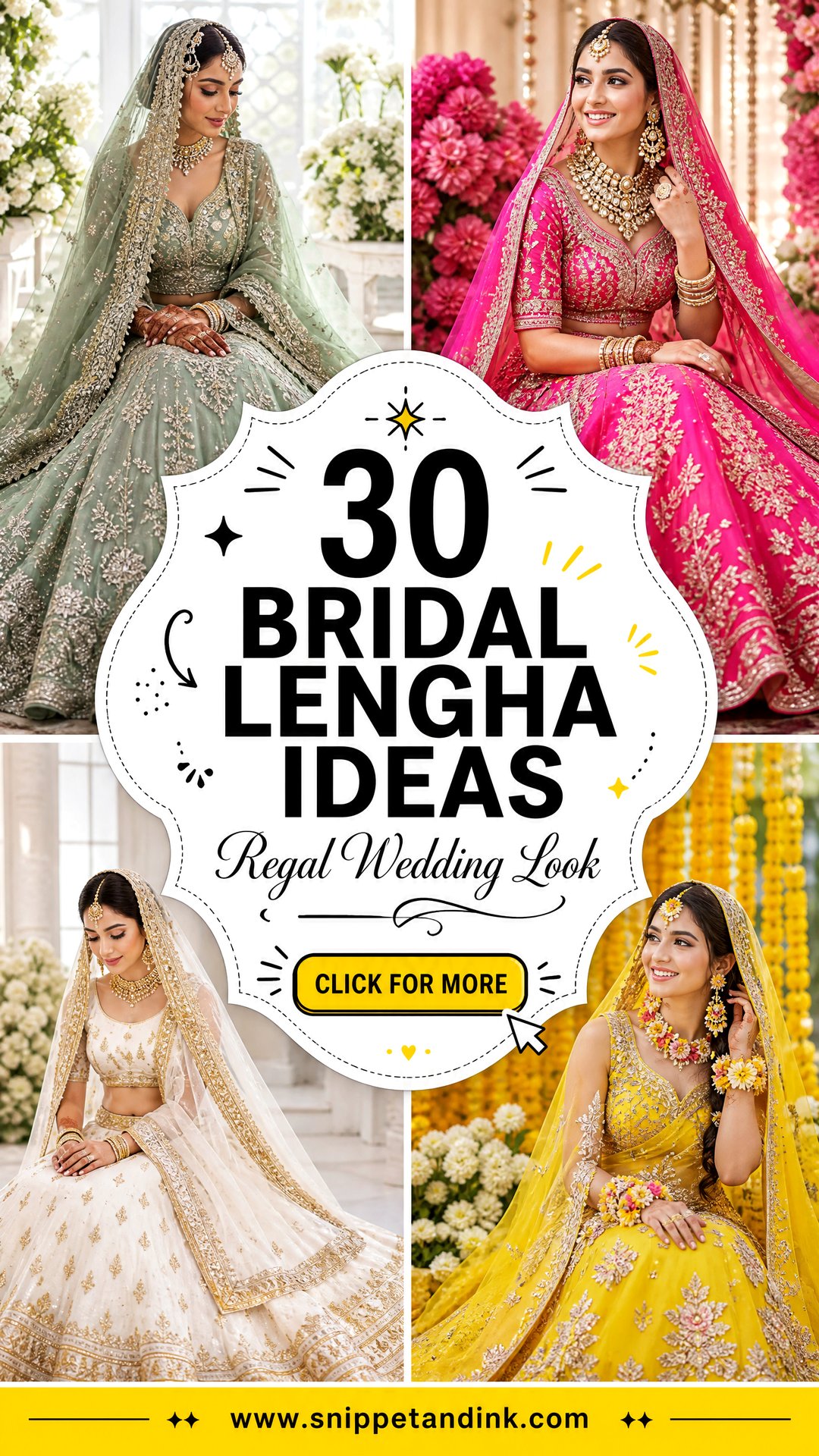 30 Bridal Lengha Ideas for a Regal Wedding Look - 30 Bridal Lengha Ideas for a Regal Wedding Look