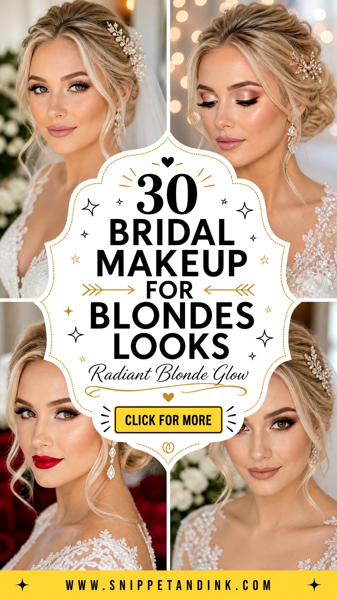 30 Bridal Makeup for Blondes Looks for a Radiant Glow - 30 Bridal Makeup for Blondes Looks for a Radiant Glow