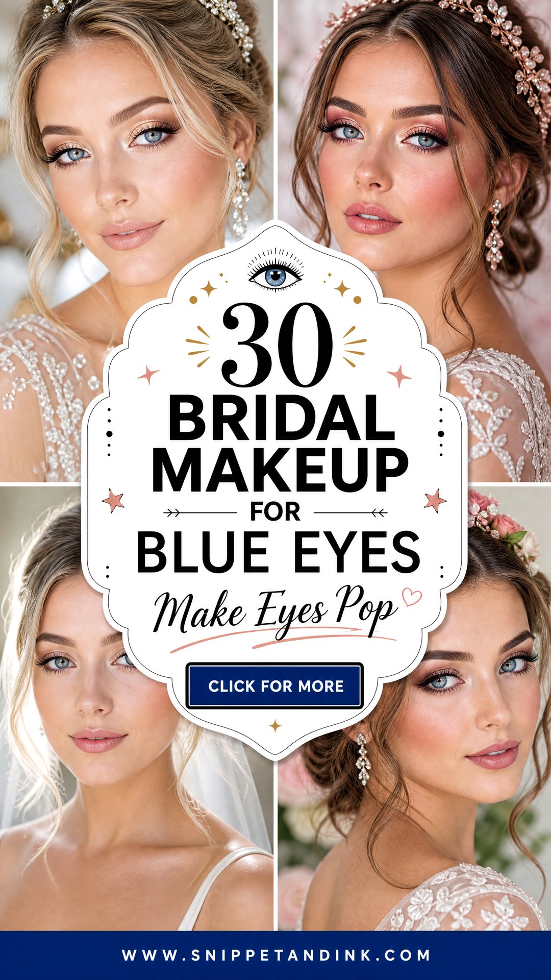 30 Bridal Makeup for Blue Eyes to Make Your Look Pop - 30 Bridal Makeup for Blue Eyes to Make Your Look Pop
