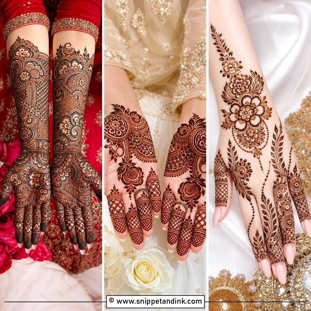 30 Bridal Mehndi Design Ideas for a Stunning Wedding Look