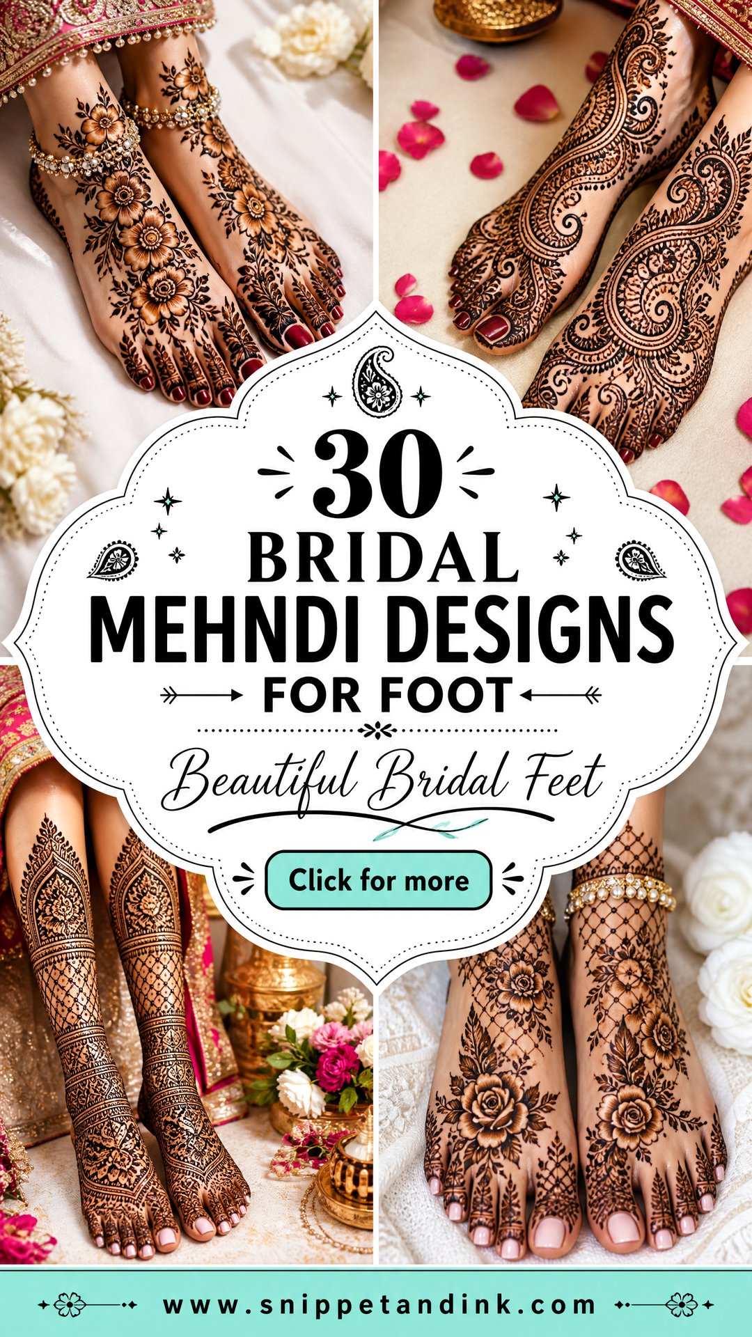 30 Bridal Mehndi Designs for Foot to Inspire Your Big Day - 30 Bridal Mehndi Designs for Foot to Inspire Your Big Day