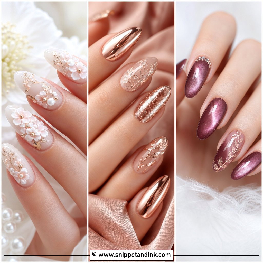 30 Bridal Nail Art Designs Wedding Day Brides Will Love