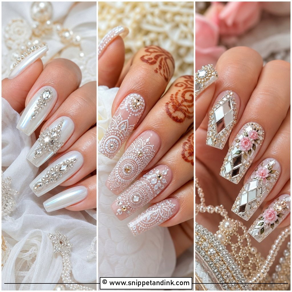 30 Bridal Nail Art Indian Ideas for a Festive Wedding Look